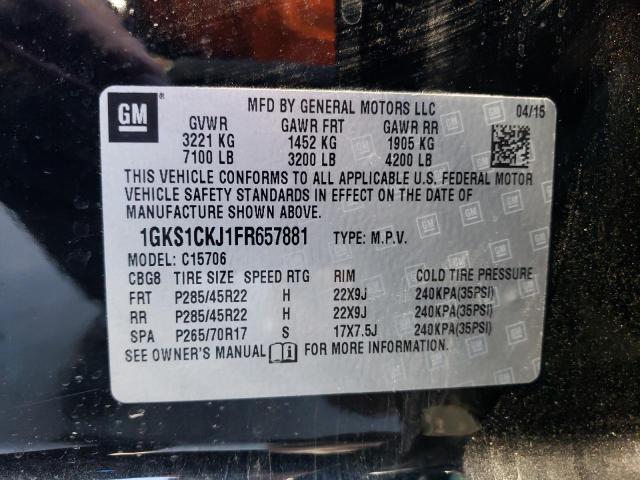 2015 GMC YUKON DENA #3293553405