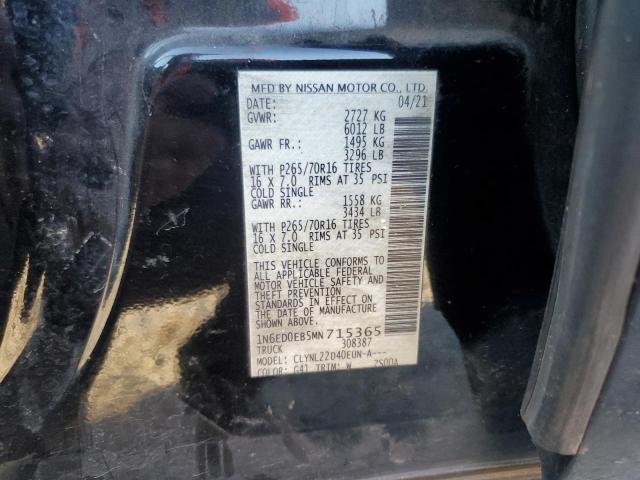 2021 NISSAN FRONTIER S - 1N6ED0EB5MN715365