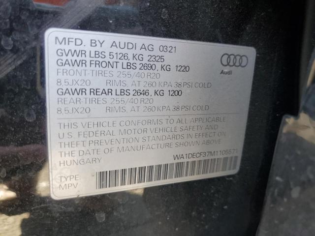 2021 AUDI Q3 PREMIUM - WA1DECF37M1105571