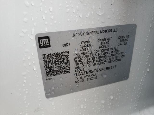 2022 CHEVROLET MALIBU LS - 1G1ZB5ST6NF190177
