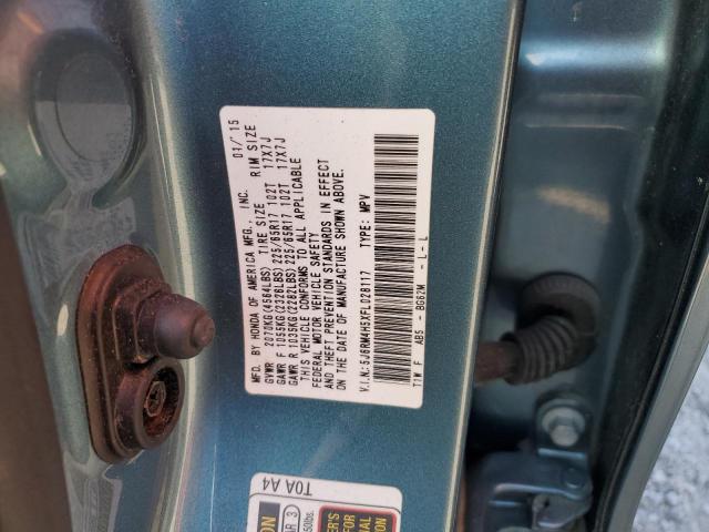 2015 HONDA CRV 5J6RM4H5XFL028117