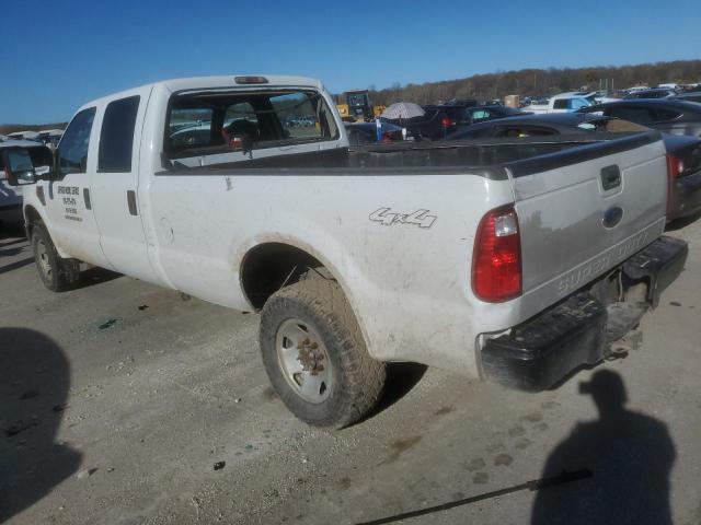 FORD F250 SUPER 2009 white crew pic diesel 1FTSW21R59EA37254 photo #3