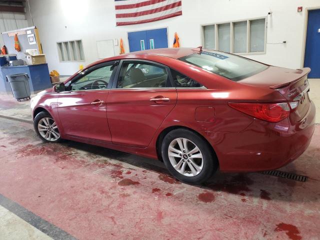 HYUNDAI SONATA GLS 2013 red sedan 4d gas 5NPEB4AC5DH746694 photo #3