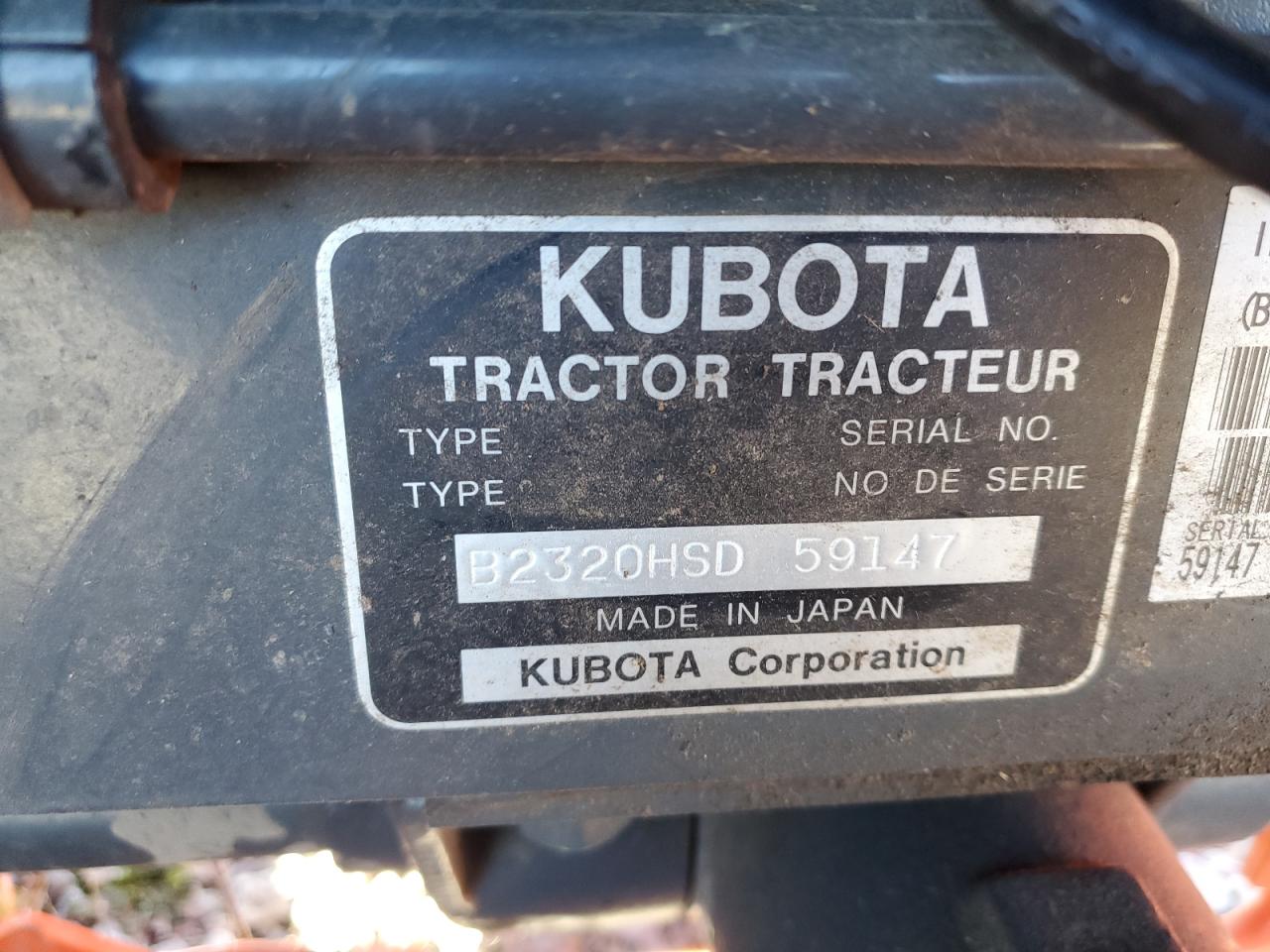 Lot #2979122992 2012 KUTA TRACTOR