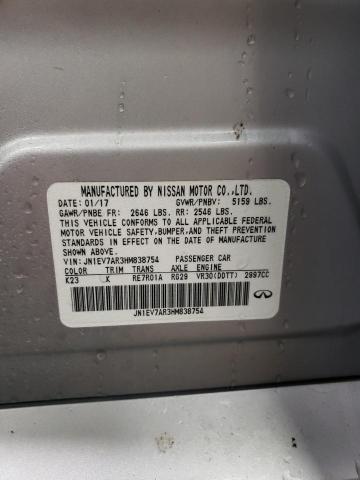 2017 INFINITI Q50 PREMIU - JN1EV7AR3HM838754