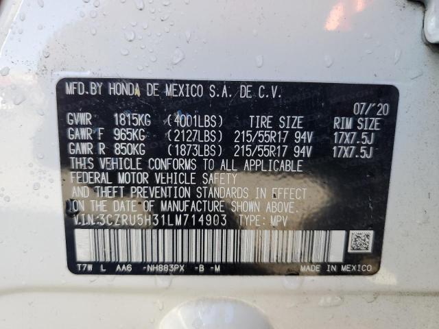 2020 HONDA HR-V LX - 3CZRU5H31LM714903