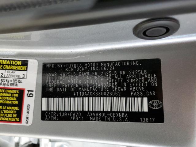 VIN 4T1DAACK6SU026062 2025 TOYOTA CAMRY no.12