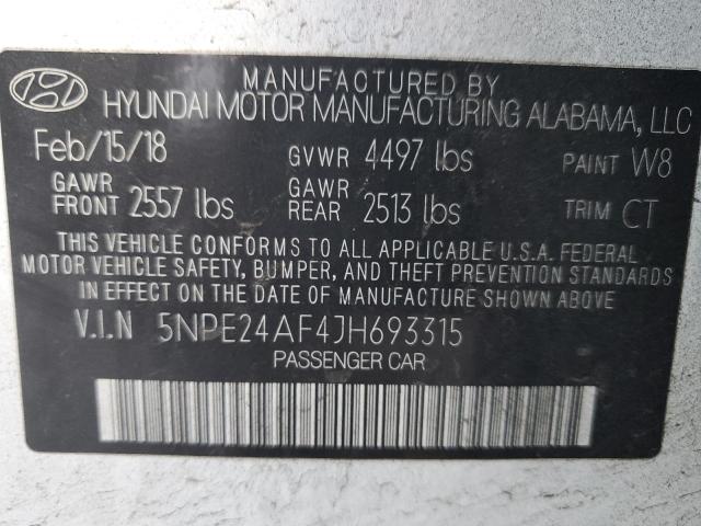 2018 HYUNDAI SONATA SE - 5NPE24AF4JH693315