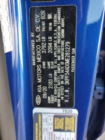 2021 KIA FORTE EX - 3KPF54AD0ME281279