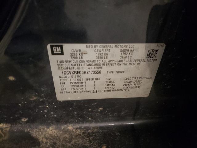 2017 CHEVROLET 1500 - 1GCVKREC0HZ173550