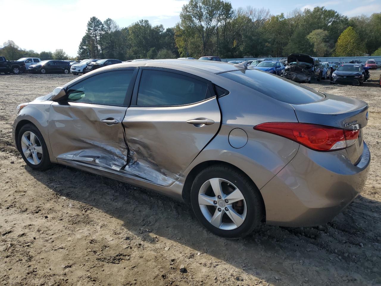 Lot #3037980209 2013 HYUNDAI ELANTRA GL