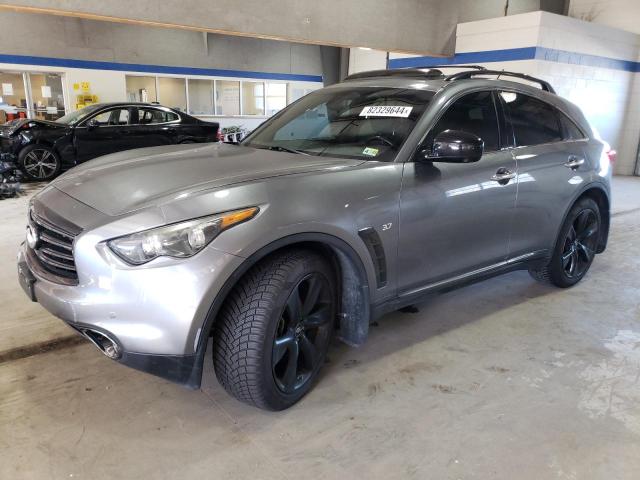 INFINITI QX70 2016 gray  gas JN8CS1MW5GM751887 photo #1