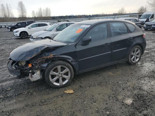 SUBARU IMPREZA OU 2008 black  gas JF1GH63658G837913 photo #1