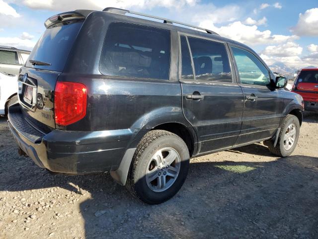 HONDA PILOT EX 2005 black 4dr spor gas 5FNYF18435B054271 photo #4