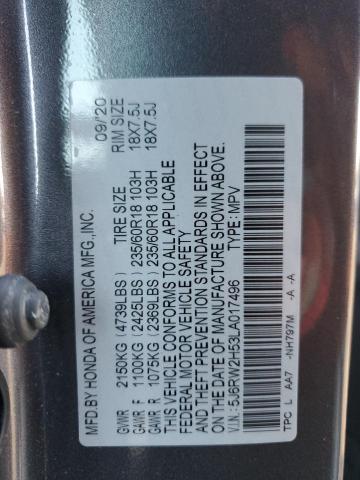 2020 HONDA CR-V EX - 5J6RW2H53LA017496