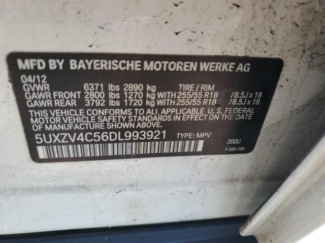 VIN 5UXZV4C56DL993921 2013 BMW X5 no.13