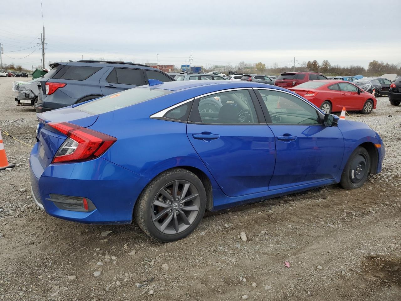 Lot #2976936715 2021 HONDA CIVIC EX