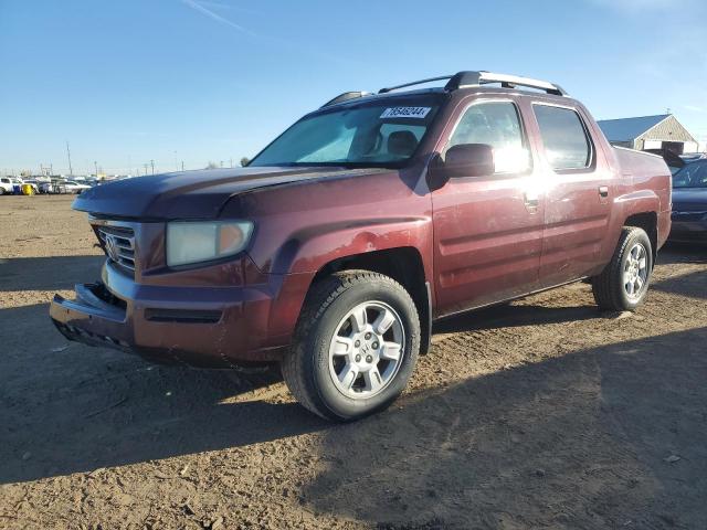 HONDA RIDGELINE 2007 burgundy  gas 2HJYK16557H535431 photo #1