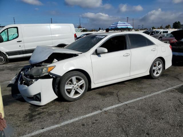 TOYOTA CAMRY L 2013 white sedan 4d gas 4T1BF1FK5DU687878 photo #1