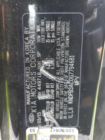 2016 KIA SPORTAGE L - KNDPB3AC0G7794681