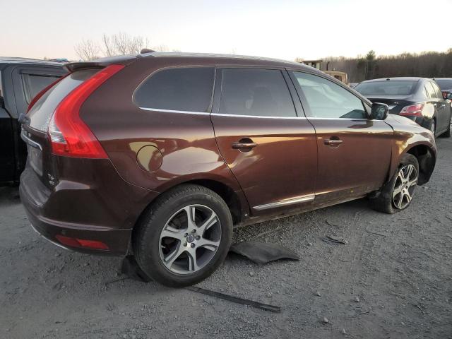 VOLVO XC60 T6 PR 2015 maroon 4dr spor gas YV4902RC8F2580110 photo #4