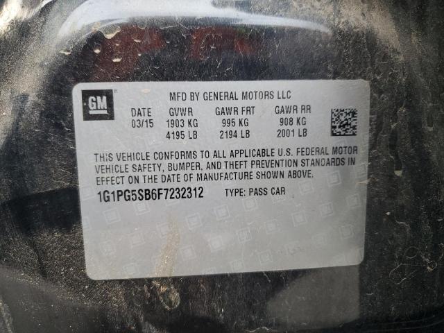 2015 CHEVROLET CRUZE LTZ - 1G1PG5SB6F7232312