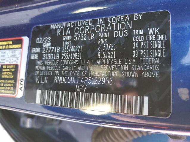 2023 KIA EV6 GT KNDC5DLE4P5122953