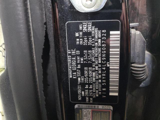 2022 KIA SORENTO S - 5XYRL4LC9NG087328