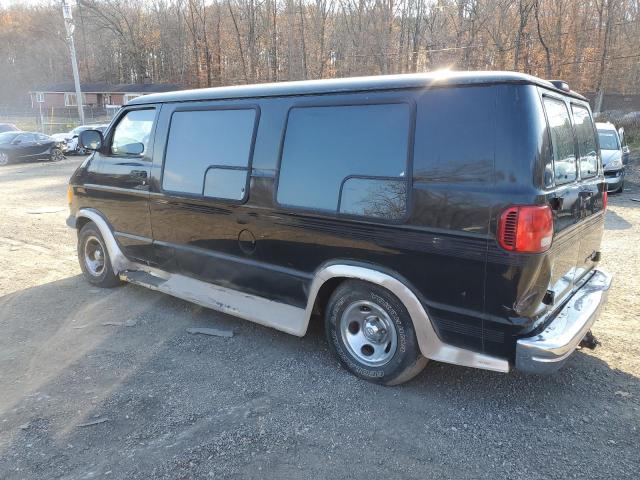 DODGE RAM VAN B1 2001 black cargo va gas 2B6HB11Y61K559578 photo #3