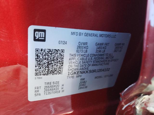 2024 GMC ACADIA UPL 1GKENKKS0RJ204102