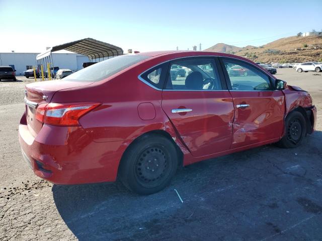 NISSAN SENTRA S 2017 red  gas 3N1AB7AP0HL692877 photo #4