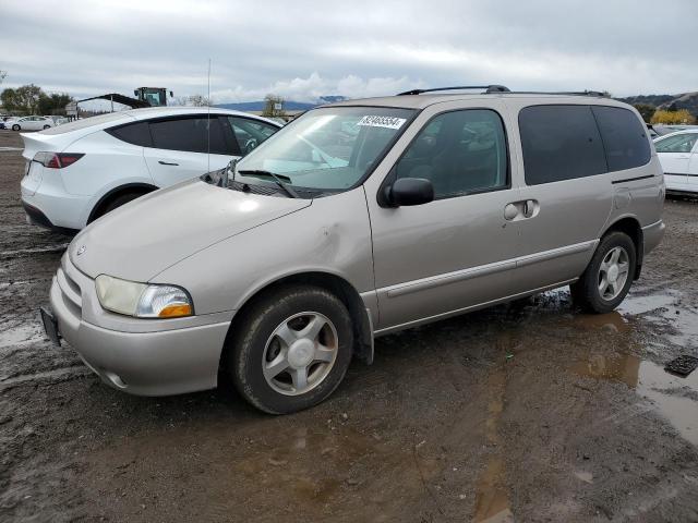 NISSAN QUEST GXE 2001 beige  gas 4N2ZN15T61D801170 photo #1