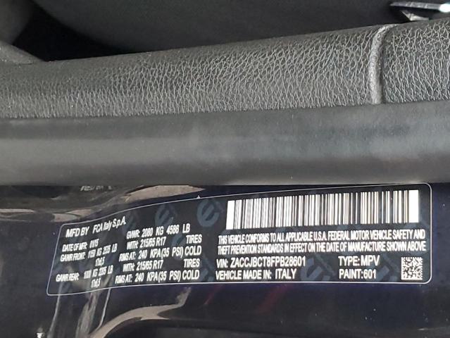 2015 JEEP RENEGADE TRAILHAWK ZACCJBCT8FPB28601