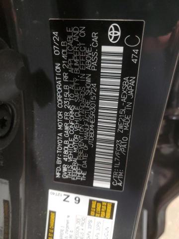 2024 TOYOTA COROLLA LE - JTDBDMHE5R3015724
