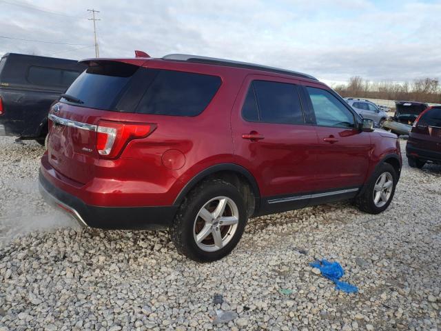 FORD EXPLORER X 2017 burgundy  gas 1FM5K8D81HGA10369 photo #4