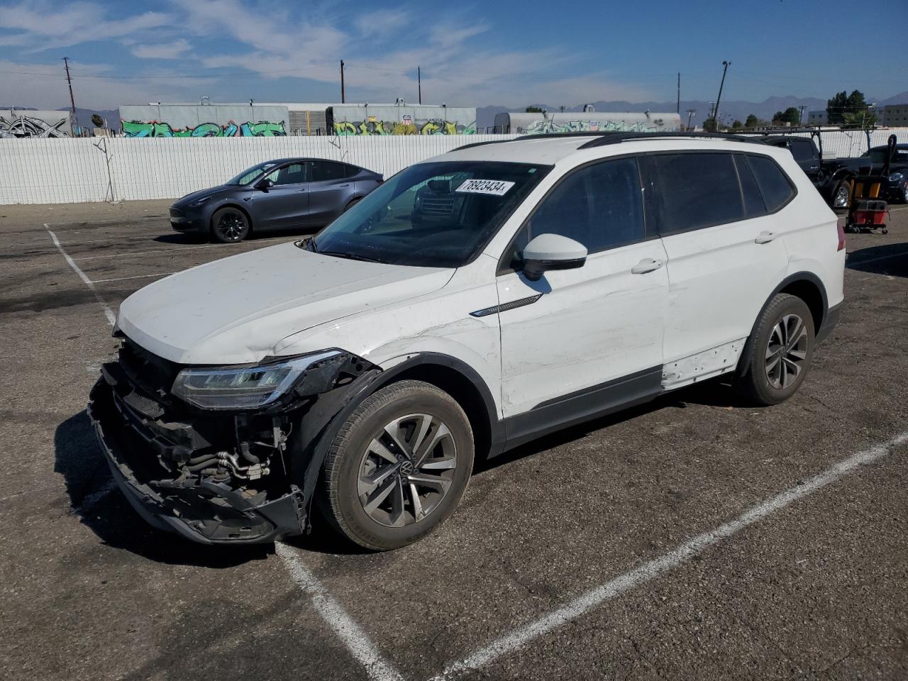 Lot #3033255804 2022 VOLKSWAGEN TIGUAN S