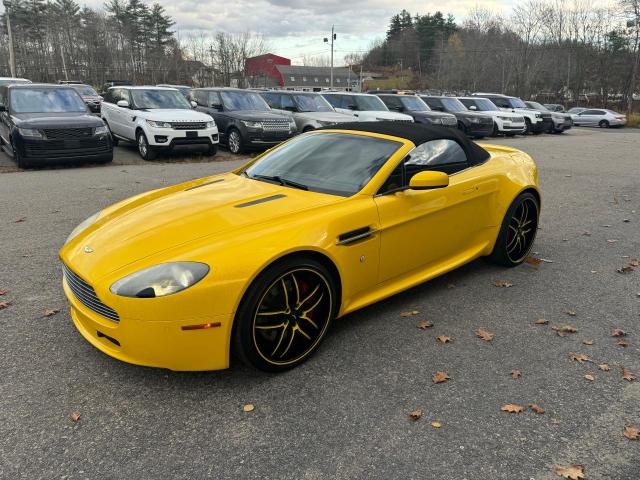 ASTON MARTIN V8 VANTAGE 2009 yellow converti gas SCFBF04C39GD12589 photo #3