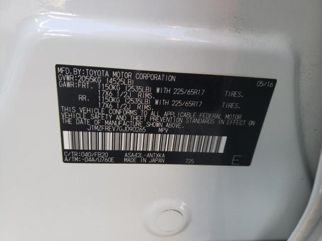 2016 TOYOTA RAV4 LE - JTMZFREV7GJ090265