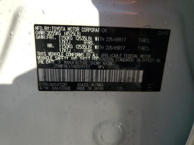 2017 TOYOTA RAV4 XLE - JTMWFREV1HD099157