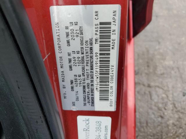 2015 MAZDA 6 GRAND TO - JM1GJ1W55F1191499