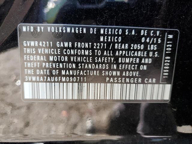 2015 VOLKSWAGEN GOLF TDI 3VWRA7AU6FM090711