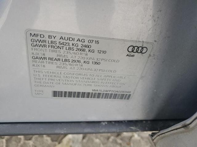 VIN WA1L2AFP2GA028348 2016 Audi Q5, Premium Plus no.13