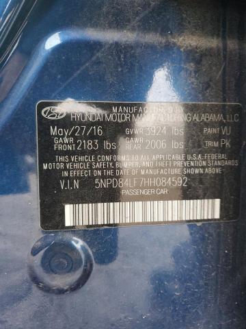 2017 HYUNDAI ELANTRA SE - 5NPD84LF7HH084592