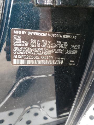 VIN 5UXFG2C56DL784129 2013 BMW X6 no.13