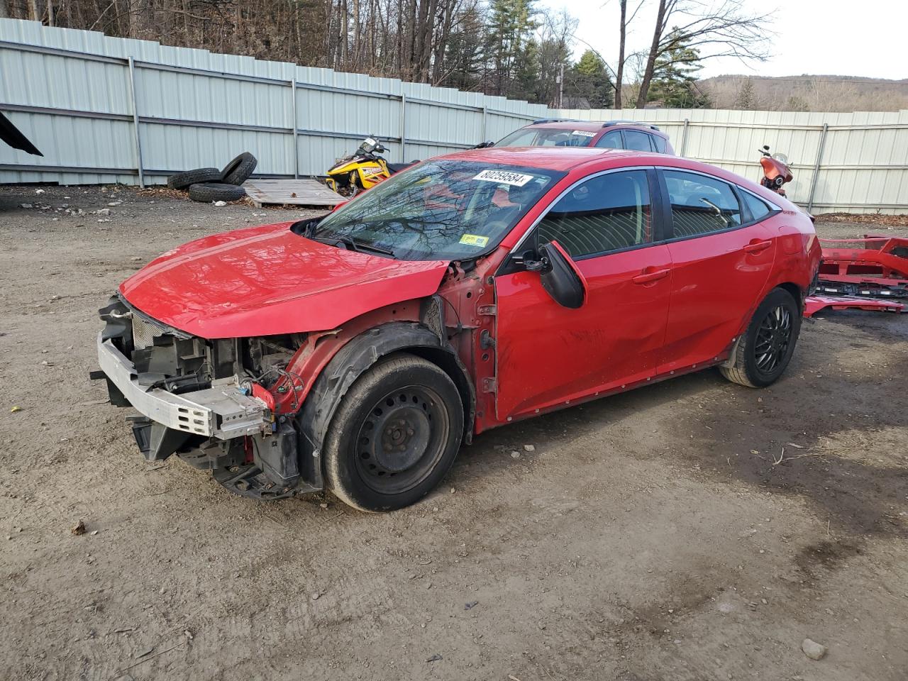 Lot #3029514359 2018 HONDA CIVIC LX