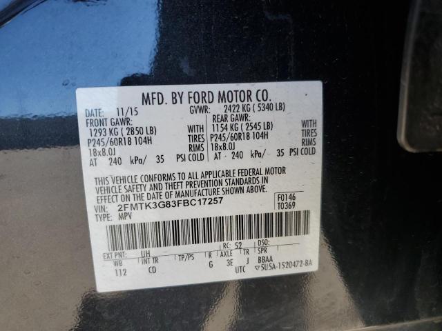 2015 FORD EDGE SE - 2FMTK3G83FBC17257