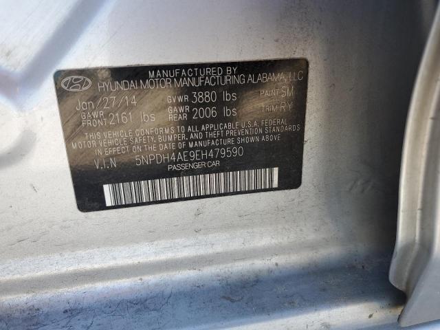 VIN 5NPDH4AE9EH479590 2014 Hyundai Elantra, SE no.12