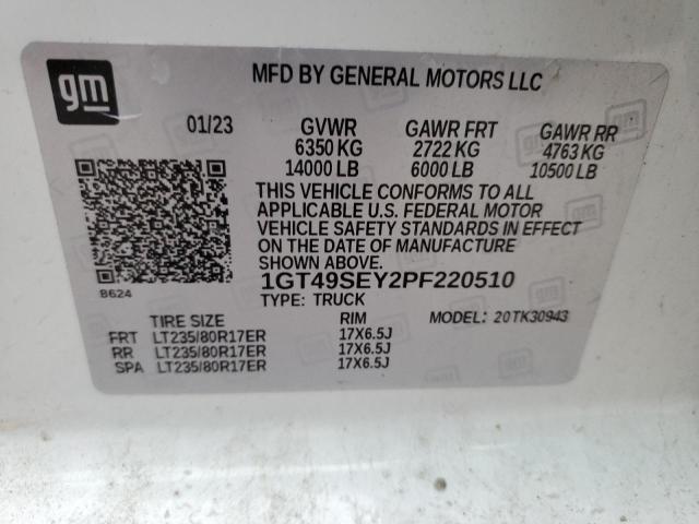 2023 GMC SIERRA K35 - 1GT49SEY2PF220510