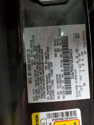 2016 FORD FUSION SE - 3FA6P0HD7GR304424