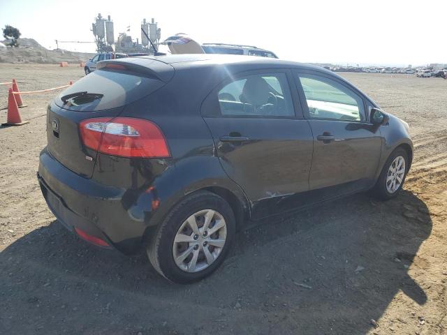 KIA RIO LX 2013 black  gas KNADM5A39D6252857 photo #4